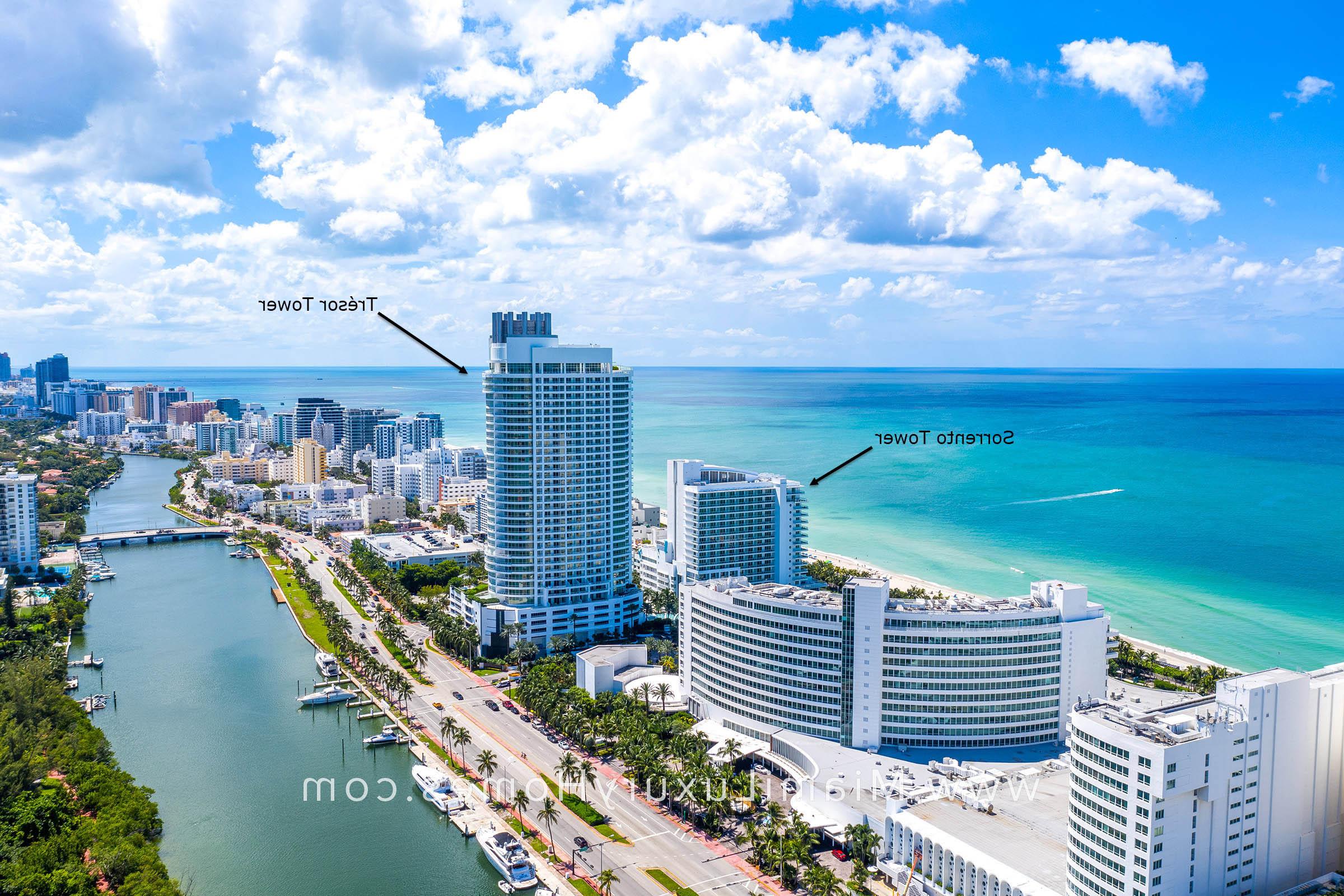 Fontainebleau Condo Towers in Miami Beach